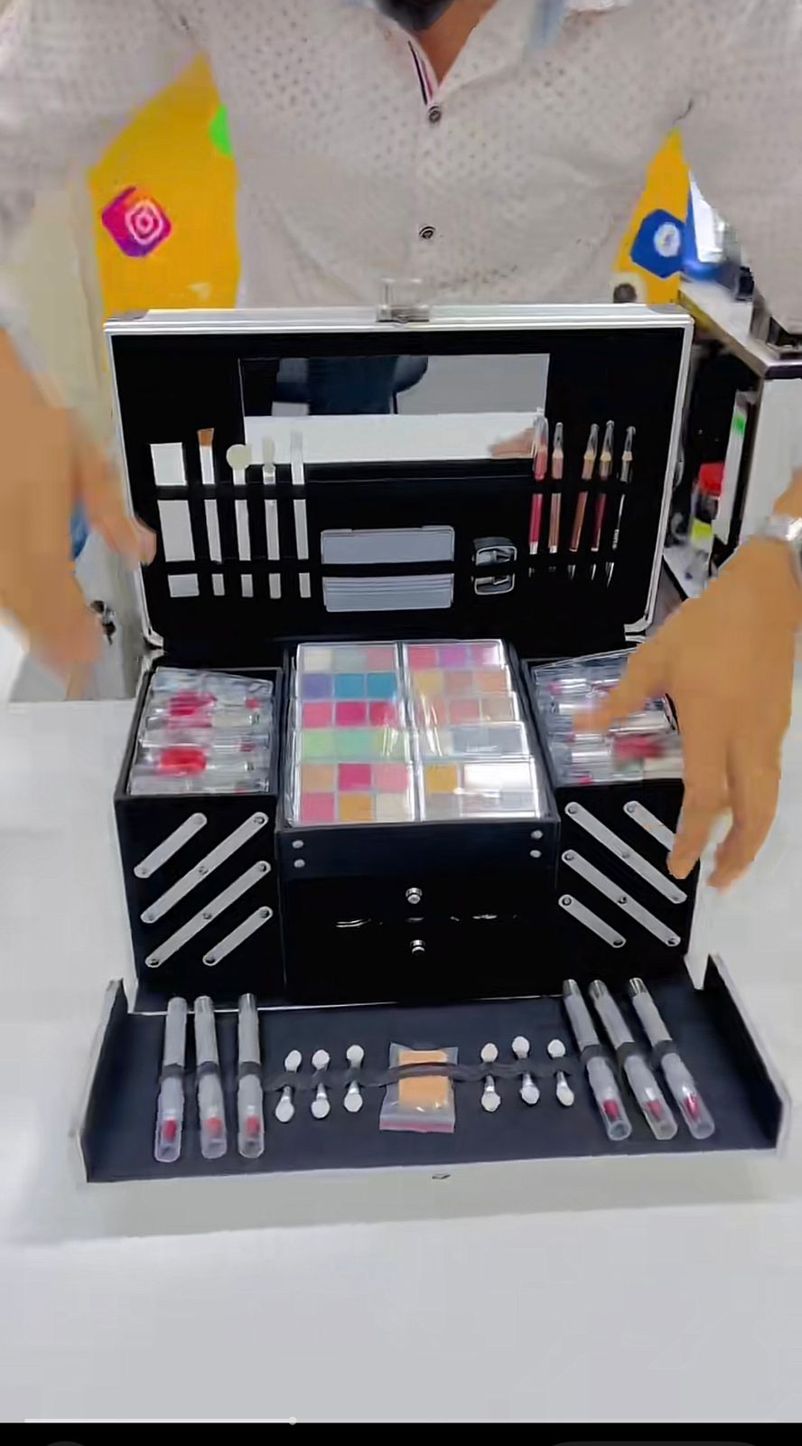 Black Makeup Box